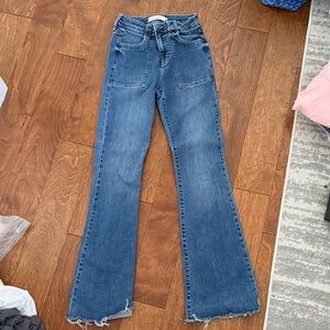 Stylish Blue Flare Jeans